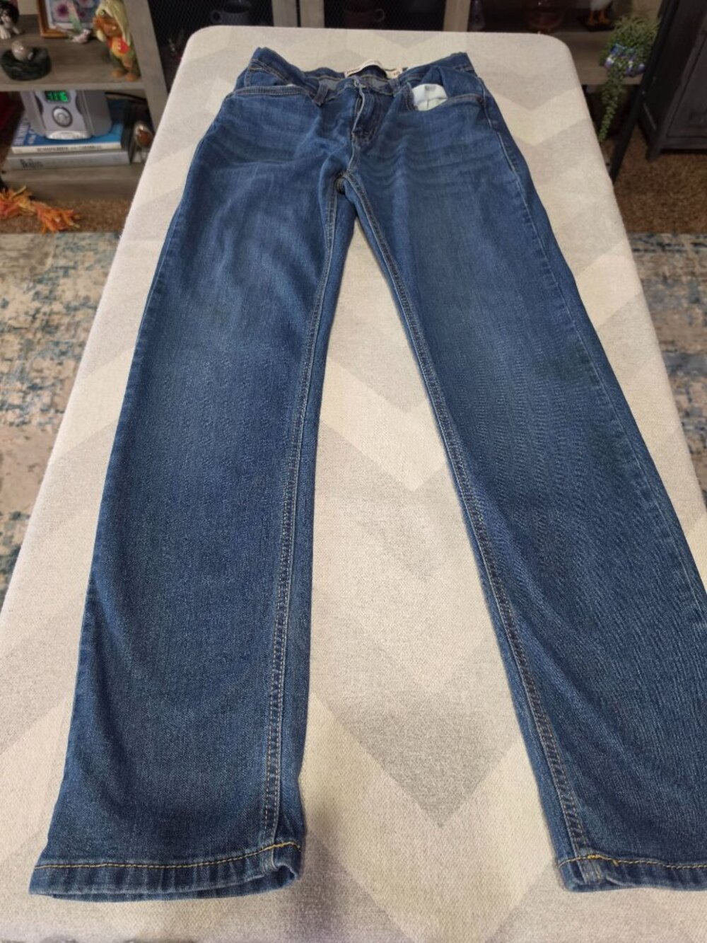 Levis 514 Boys 16 Regular Straight Fit Jeans 28x30 Blue Denim Classic